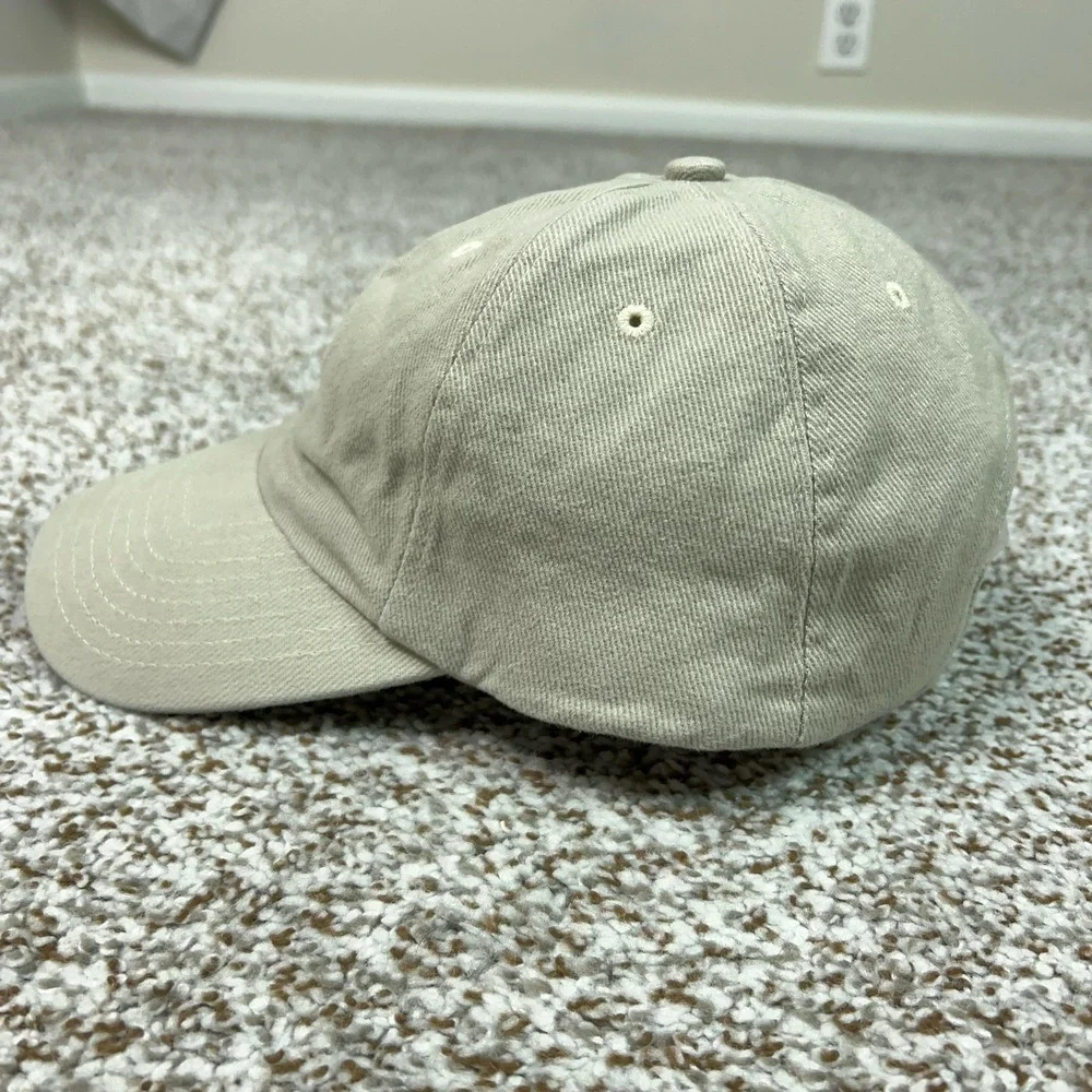 Miami Dolphins Hat Cap Strap‎ Back Mens One Size Beige NFL Football NFL Logo